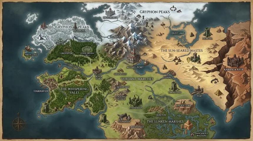 Crimson Desert Map